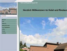 Tablet Screenshot of haaner-hof.de